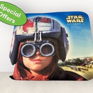 Vintage Anakin, Skywalker Star Wars episode one mouse pad NWOT